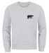 Sweatshirt Herren Print Aufdruck Bär Polygon Design Wander Outdoor Rundhals-Pullover Fashion Streetwear Neverless®preview