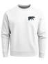 Sweatshirt Herren Print Aufdruck Bär Polygon Design Wander Outdoor Rundhals-Pullover Fashion Streetwear Neverless®preview