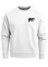 Sweatshirt Herren Print Aufdruck Bär Polygon Design Wander Outdoor Rundhals-Pullover Fashion Streetwear Neverless®preview