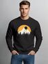 Sweatshirt Herren Print Aufdruck Outdoor Natural Badge Logo Wandern Fashion Rundhals Pullover Neverless®preview