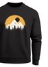 Sweatshirt Herren Print Aufdruck Outdoor Natural Badge Logo Wandern Fashion Rundhals Pullover Neverless®preview