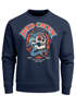 Sweatshirt Herren Print Skull Totenkopf Grafik Biker Design Rundhals-Pullover Fashion Streetwear Neverless®preview