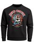 Sweatshirt Herren Print Skull Totenkopf Grafik Biker Design Rundhals-Pullover Fashion Streetwear Neverless®preview