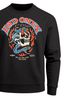 Sweatshirt Herren Print Skull Totenkopf Grafik Biker Design Rundhals-Pullover Fashion Streetwear Neverless®preview