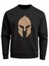 Sweatshirt Herren Print Sparta-Helm Spartaner Gladiator Krieger Warrior Rundhals-Pullover Bedruckt Fashion Streetwear Neverless®preview