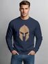 Sweatshirt Herren Print Sparta-Helm Spartaner Gladiator Krieger Warrior Rundhals-Pullover Bedruckt Fashion Streetwear Neverless®preview