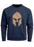 Sweatshirt Herren Print Sparta-Helm Spartaner Gladiator Krieger Warrior Rundhals-Pullover Bedruckt Fashion Streetwear Neverless®preview