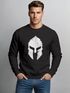Sweatshirt Herren Print Sparta-Helm Spartaner Gladiator Krieger Warrior Rundhals-Pullover Bedruckt Fashion Streetwear Neverless®preview