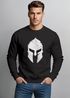 Sweatshirt Herren Print Sparta-Helm Spartaner Gladiator Krieger Warrior Rundhals-Pullover Bedruckt Fashion Streetwear Neverless®preview