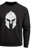 Sweatshirt Herren Print Sparta-Helm Spartaner Gladiator Krieger Warrior Rundhals-Pullover Bedruckt Fashion Streetwear Neverless®preview