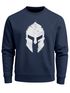 Sweatshirt Herren Print Sparta-Helm Spartaner Gladiator Krieger Warrior Rundhals-Pullover Bedruckt Fashion Streetwear Neverless®preview