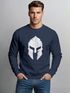 Sweatshirt Herren Print Sparta-Helm Spartaner Gladiator Krieger Warrior Rundhals-Pullover Bedruckt Fashion Streetwear Neverless®preview
