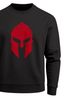 Sweatshirt Herren Print Sparta-Helm Spartaner Gladiator Krieger Warrior Rundhals-Pullover Bedruckt Fashion Streetwear Neverless®preview