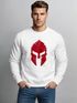 Sweatshirt Herren Print Sparta-Helm Spartaner Gladiator Krieger Warrior Rundhals-Pullover Bedruckt Fashion Streetwear Neverless®preview