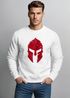Sweatshirt Herren Print Sparta-Helm Spartaner Gladiator Krieger Warrior Rundhals-Pullover Bedruckt Fashion Streetwear Neverless®preview