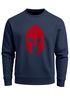 Sweatshirt Herren Print Sparta-Helm Spartaner Gladiator Krieger Warrior Rundhals-Pullover Bedruckt Fashion Streetwear Neverless®preview