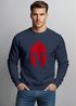 Sweatshirt Herren Print Sparta-Helm Spartaner Gladiator Krieger Warrior Rundhals-Pullover Bedruckt Fashion Streetwear Neverless®preview