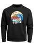 Sweatshirt Herren Print Vintage Grafik Welle Sonne Surfen Rundhals-Pullover Fashion Streetwear Neverless®preview