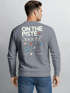 Sweatshirt Herren Pullover Backprint Piste Skifahren Snowboarden Après Ski Fashion Streetwear Neverless®preview