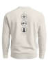 Sweatshirt Herren Pullover Backprint Vertikale Symbole | Kompass | Berge | Baum Outdoor Fashion Streetwear Neverless®preview