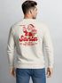 Sweatshirt Herren Pullover Backprint Weihnachten Retro Santa Claus Fashion Streetstyle Weihnachtspullover Neverless®preview