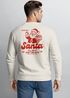 Sweatshirt Herren Pullover Backprint Weihnachten Retro Santa Claus Fashion Streetstyle Weihnachtspullover Neverless®preview