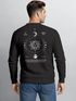 Sweatshirt Herren Pullover mit Backprint Astronomie Sonne-Mond Design Fashion Spiritual Streetwear Neverless®preview