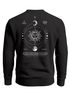 Sweatshirt Herren Pullover mit Backprint Astronomie Sonne-Mond Design Fashion Spiritual Streetwear Neverless®preview