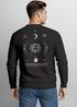 Sweatshirt Herren Pullover mit Backprint Astronomie Sonne-Mond Design Fashion Spiritual Streetwear Neverless®preview