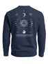 Sweatshirt Herren Pullover mit Backprint Astronomie Sonne-Mond Design Fashion Spiritual Streetwear Neverless®preview