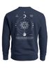 Sweatshirt Herren Pullover mit Backprint Astronomie Sonne-Mond Design Fashion Spiritual Streetwear Neverless®preview