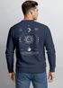 Sweatshirt Herren Pullover mit Backprint Astronomie Sonne-Mond Design Fashion Spiritual Streetwear Neverless®preview