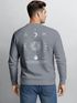 Sweatshirt Herren Pullover mit Backprint Astronomie Sonne-Mond Design Fashion Spiritual Streetwear Neverless®preview