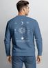 Sweatshirt Herren Pullover mit Backprint Astronomie Sonne-Mond Design Fashion Spiritual Streetwear Neverless®preview