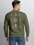 Sweatshirt Herren Pullover mit Backprint Astronomie Sonne-Mond Design Fashion Spiritual Streetwear Neverless®preview