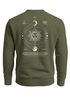 Sweatshirt Herren Pullover mit Backprint Astronomie Sonne-Mond Design Fashion Spiritual Streetwear Neverless®preview