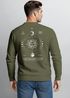Sweatshirt Herren Pullover mit Backprint Astronomie Sonne-Mond Design Fashion Spiritual Streetwear Neverless®preview