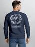 Sweatshirt Herren Pullover mit Backprint Courtside Tennis Club Rückendruck Fashion Streetwear Neverless®preview