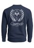 Sweatshirt Herren Pullover mit Backprint Courtside Tennis Club Rückendruck Fashion Streetwear Neverless®preview