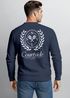 Sweatshirt Herren Pullover mit Backprint Courtside Tennis Club Rückendruck Fashion Streetwear Neverless®preview