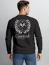 Sweatshirt Herren Pullover mit Backprint Courtside Tennis Club Rückendruck Fashion Streetwear Neverless®preview