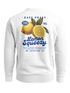 Sweatshirt Herren Pullover mit Backprint Easy Peasy Lemon Squeezy Print Pulli Fashion Streetwear Retro Fruit Style Neverless®preview