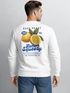 Sweatshirt Herren Pullover mit Backprint Easy Peasy Lemon Squeezy Print Pulli Fashion Streetwear Retro Fruit Style Neverless®preview