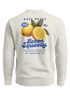 Sweatshirt Herren Pullover mit Backprint Easy Peasy Lemon Squeezy Print Pulli Fashion Streetwear Retro Fruit Style Neverless®preview