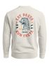 Sweatshirt Herren Pullover mit Backprint Eat Pasta Run Fasta Food Spaghetti Grafik Leopard Retro Streetwear Fashion Neverless®preview