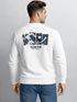 Sweatshirt Herren Pullover mit Backprint Japan Design mit Welle Asian Streetwear Fashion Streetwear Graphic Print Neverless®preview