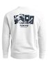 Sweatshirt Herren Pullover mit Backprint Japan Design mit Welle Asian Streetwear Fashion Streetwear Graphic Print Neverless®preview
