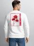 Sweatshirt Herren Pullover mit Backprint Japan Motiv Red Spider Lilies Afterlife Design von Neverless Asia Style Streetwear Neverless®preview
