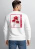 Sweatshirt Herren Pullover mit Backprint Japan Motiv Red Spider Lilies Afterlife Design von Neverless Asia Style Streetwear Neverless®preview