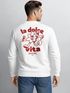 Sweatshirt Herren Pullover mit Backprint La Dolce Vita Design Italian Fun Fashion Streetwear Neverless®preview